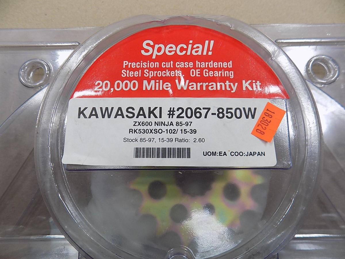 NEW NOS RK CHAIN AND SPROCKET KIT / 2067-850W / 85-97
