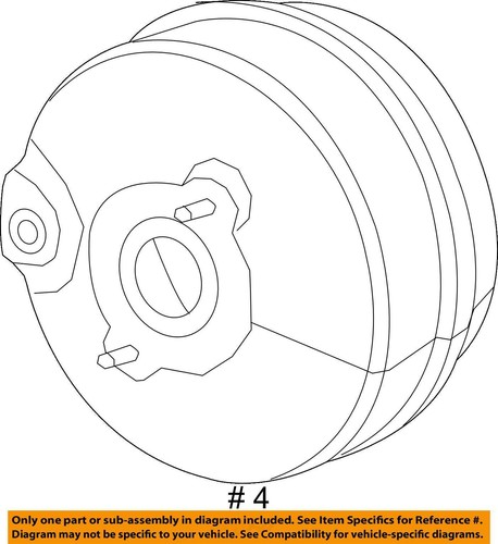 Potenciador de freno compatible con 17-20 PACIFICA 4452618 - Imagen 4 de 14