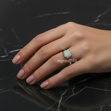 Welo Opal Gemstone 925 Sterling Silver Ring Handmade Jewelry Gift For Valentine