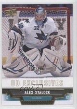 2013-14 Upper Deck UD Exclusives 38/100 Alex Stalock #257 0c3