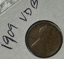1909 V.D.B. Lincoln Wheat Small Cent Philadelphia Business Strike BN
