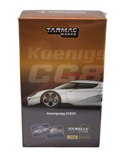 Tarmac Works Koenigsegg CC850 White 1:64 Combo Set