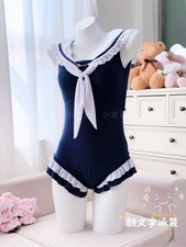 Japanese Sweet Swimwear Bodysuits One Piece Cosplay Costume Jumpsuits