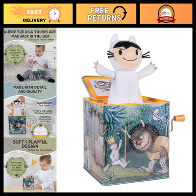 Musical Jack-in-The-Box Toy for Babies - Where The Wild Things Are Max 6.5