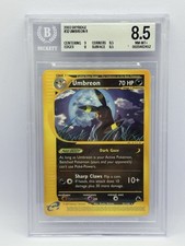 Pokémon Umbreon Skyridge 32/144 Rara Inglese Beckett BGS 8.5 NO HOLO