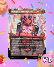Tarjeta coleccionable Deadpool | Tarjeta de arte premium Magic The Gathering