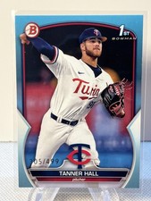 2023 Bowman Draft Tanner Hall Sky Blue #/499 #BD-174 Minnesota Twins