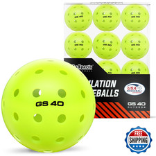Gosports Gs 40 Pickleball Balls - 12 Pack Of Regulation Usapa Pickleballs