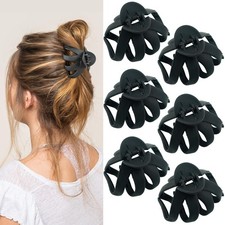 6Pack 2.8 Inch Medium Octopus Hair Claw Clips Non Slip Spider Octopus Hair Clips