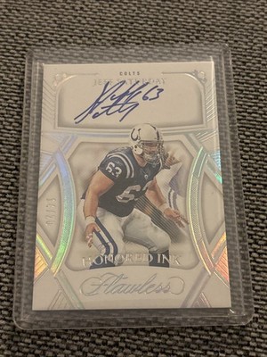 2025 PANINI FLAWLESS UPDATE JEFF SATURDAY 2024 HONORED INK Colts NFL 14/20