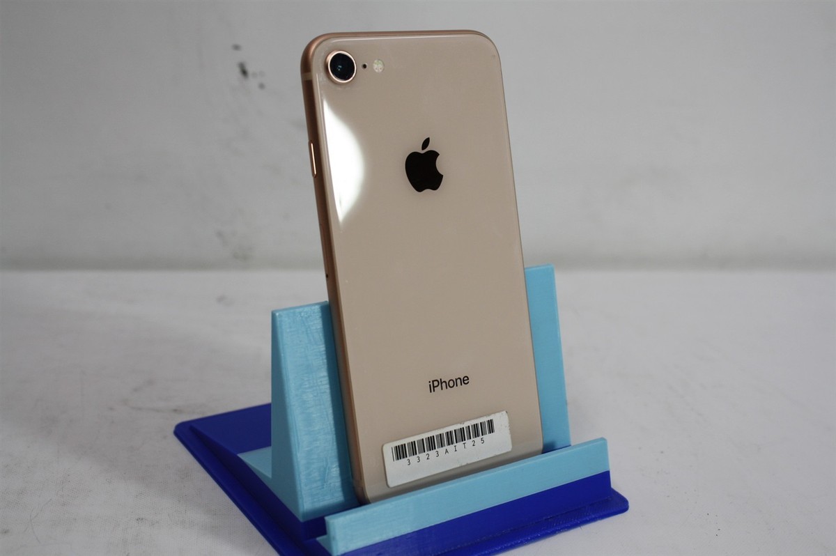 Apple iPhone 8 Gold A1905 iOS 16 64GB AT&T Only Battery Capacity