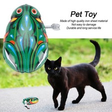 ‧5Pcs Clockwork Pet Toy Iron Sheet Frogs Suitable For Cat Dog Playing