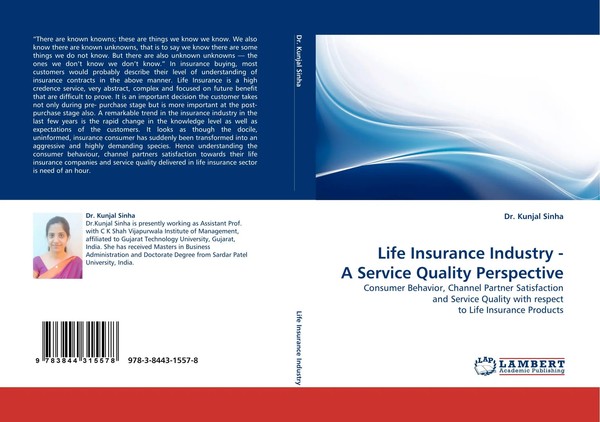 Kunjal Sinha | Life Insurance Industry - A Service Quality Perspective | Buch-image
