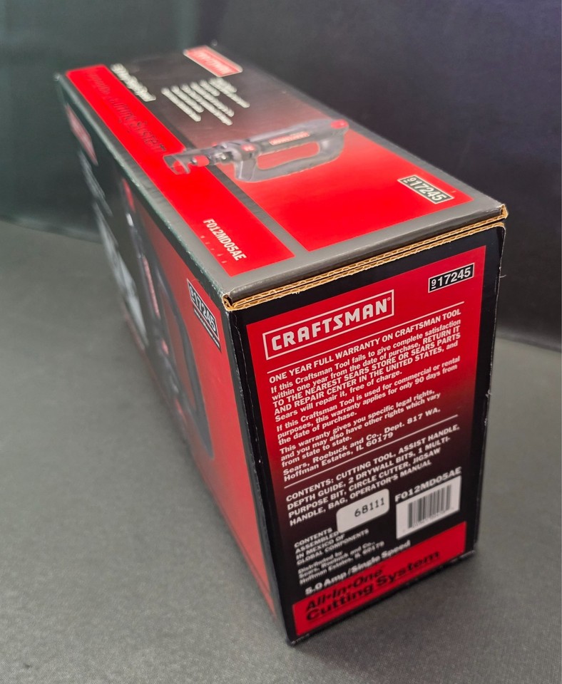 Craftsman 5.0 Amp All-In-One Cutting System - Drywall & Trim Kit ...