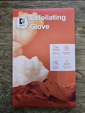 BJPVSX Exfoliating Bath Glove - Black Viscose Fiber Gentle Sensitive Skin