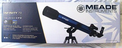 Meade Instruments Infinity 70 Refractor Telescope NEW, Open Box