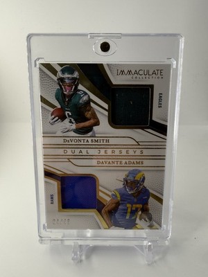 Panini 2025 Dual Jerseys DeVonta Smith Davante Adams #IDJ-SA /49 Eagles Rams