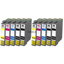 T071K Multipack 10 Cartucce Compatibile con Inkjet Epson D78,D78,D92,DX 4000