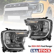 New Left Or Right Side Headlight For 2024 2025 2026 Ford Ranger Xl Xlt Led Drl
