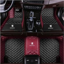 Matten Für-Peugeot-2008-3008-4007-4008-5008 Auto Fußmatten Wasserdicht Teppiche