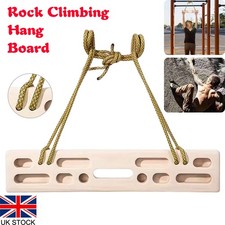 Wooden Rock Climbing Hangboard Fitness Climbing Finger Training Equipment UK