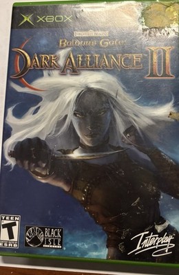 XBOX Baldurs Gate Dark Alliance II Disc w/Manual Used