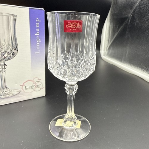 Set of 8 Cristal D'Arques Longchamp Water Goblets 10.25 oz NIB (2x 4-Packs) - Picture 2 of 9