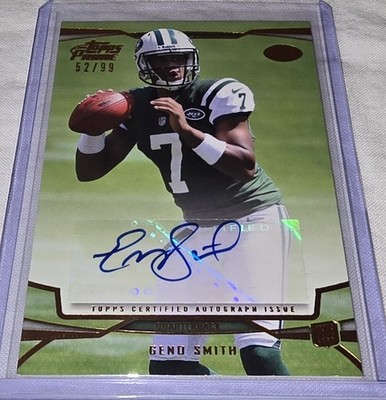 2013 Topps Prime - Geno Smith Rookie AUTO #101 Copper Rainbow /99 (RC)
