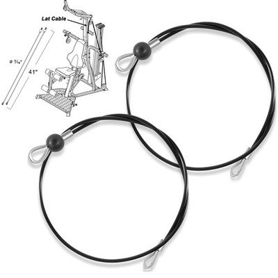 Pair of LAT Attachment 41'' Gym Cable for Bowflex Xceed,Xtreme 2,2SE,XLTPower Pro