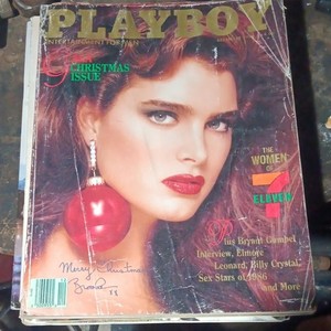 PLAYBOY - Gala Christmas Issue December 1986 Illustrated - Crystal Leonard