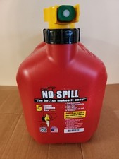 No-Spill 1450 5-Gallon Poly Gas Can. SHIPS FAST 