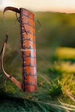 New Medieval ARCHERY Leather QUIVER/ Side Quiver / Arrow Hip Quiver