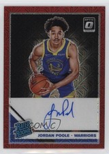 2019-20 Donruss Optic Rated Rookie Choice Prizm Signatures Jordan Poole Auto uk2