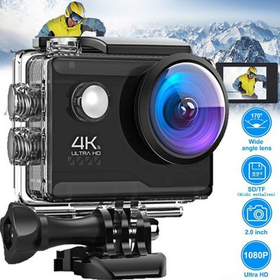 Action Cam 4K60FPS 20MP WLAN EIS Bildstabilisierung Sportkamera  40m Wasserdicht