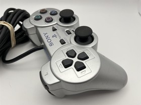 OEM Sony Playstation 2 (PS2) DualShock 2 Silver Controller SCPH-10010 Wired