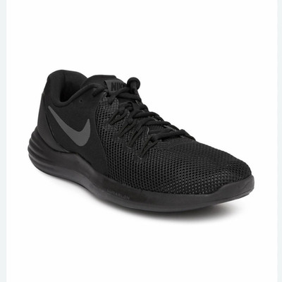 Nike Lunar Apparent Herren Größe 41 Sneaker Laufschuh Schwarz Mesh Low Top