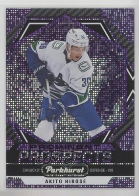 2023 Upper Deck Parkhurst Prominent Prospects Purple /99 Akito Hirose #PP-AH 9jn