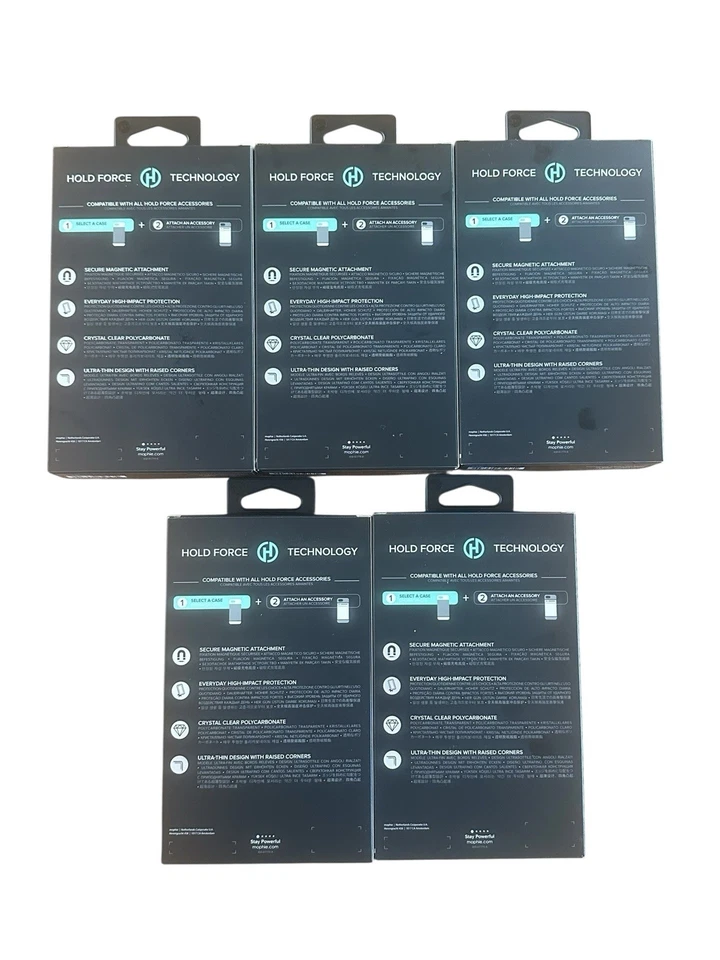 NUEVO GENUINO Mophie iPhone 8 y 7 Base Magnética Funda CORAL Hold Force Folio/Cartera Foto 2 de 4