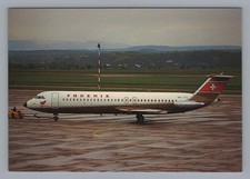 Phoenix Airways Switzerland BAC1-11 HB-ITL Postcard Airline Aviation One-Eleven
