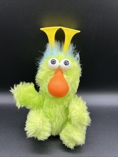 Applause Sesame Street MINI Lime Green Mr. Honker Plush 8" WORKS 1990s