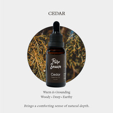 Essential Oils - Cedar 30ml; Plant-derived, for aromatherapy use, external use
