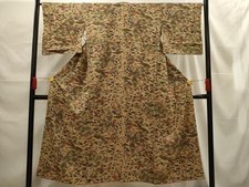 Heiwaya Kimono High-quality small pattern, pattern dyed, pine, bamboo, and