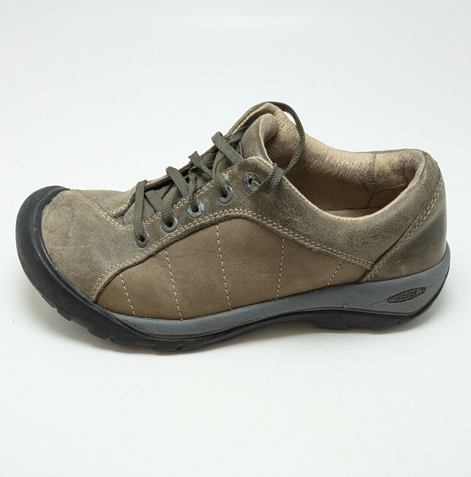 Scarpe da trekking outdoor donna Keen Presidio Camp in pelle marrone 1011401 taglia 8 5