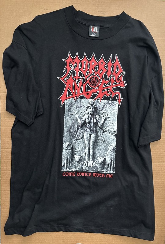 1998 Morbid Angel Formulas Fatal To The Flesh Autographed Tshirt XL Original