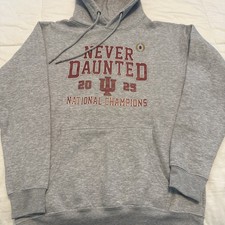 Fanatics Indiana University Hoosiers National Championship Football Hoodie Sz M