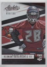 2016 Absolute Rookies Spectrum Red /100 Vernon Hargreaves III #185 Rookie RC 0a6