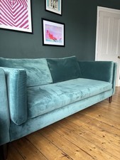 Velvet Sofa Large 3-Seater