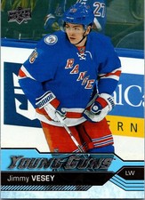 2016-17 Upper Deck Young Guns Jimmy Vesey #218 New York Rangers