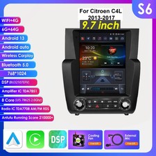 9.7for Citroen C4 C4l Ds4 2013-2017 Android14 Carplay Car Radio Gps Dsp 664gb