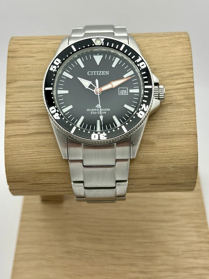 Reloj de buceo Citizen Excalibur 41 mm Eco Drive 200M ¡Nuevo cristal! Foto 2 de 4